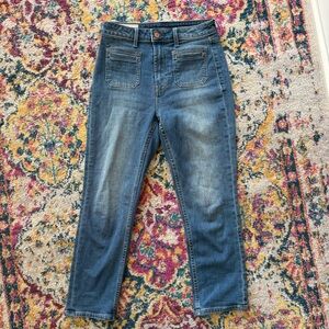 GAP High Rise Skinny Jeans Slim Fit Vintage Wash Everyday Denim